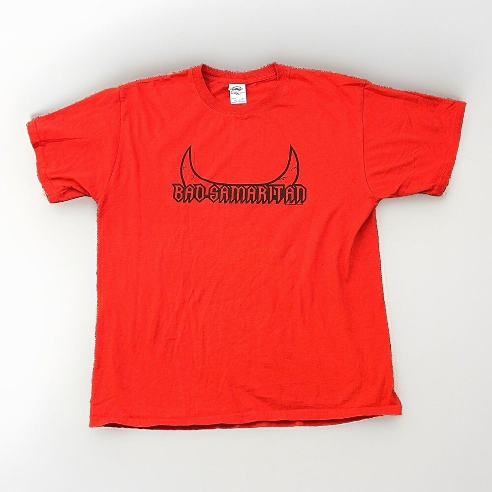 Bad Samaritan Adult Mens T-Shirt Large Red DELTA TAG
